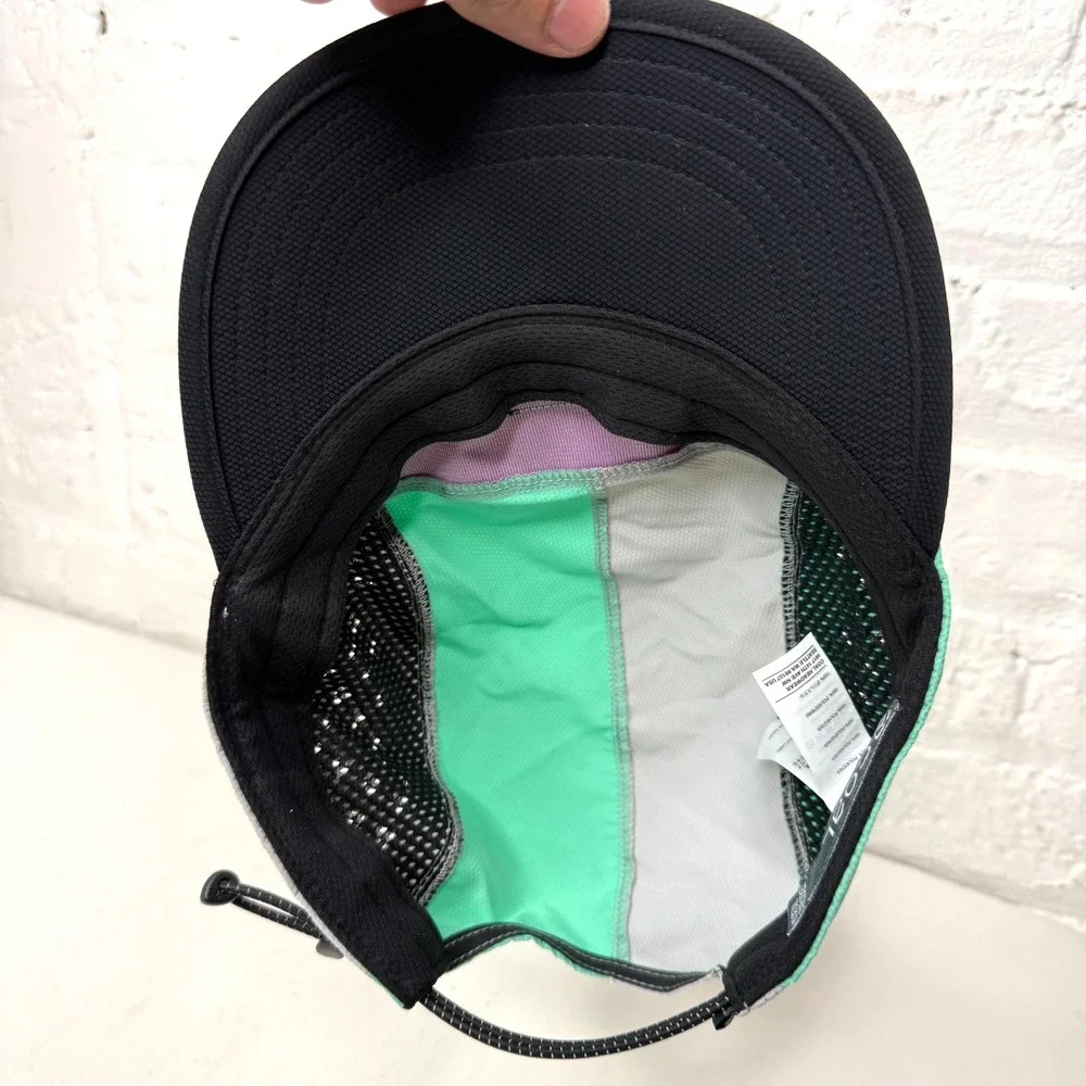 Coal Headwear The Provo 5 Panel Running Hiking Climbing Camp Hat Neon Green Pink - Picture 3 of 4